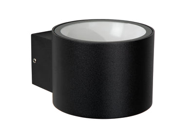 Applique murale LED Lucide OXFORD intérieur extérieur, IP54 Aluminium noir, douille G9 éclairage haut & bas