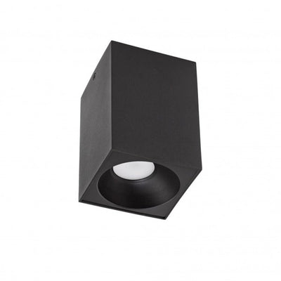 Projecteur de plafond LED Spectrum Cube Noir 95x95x138mm IP20 230V boîtier sans spot LED