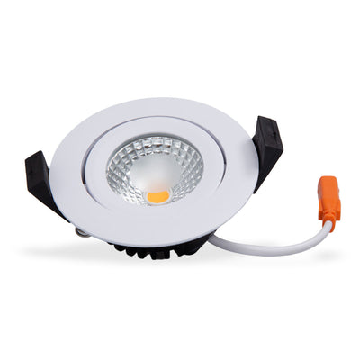 Spot encastré LED Tsong IP20 10.5W 3000K 220-240V plafonnier sans scintillement Blanc découpe 83mm 200 CE RoHS