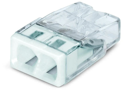 Connecteur LED WAGO 2 voies 0,5-2,5mm² 2273-202, IP20, 220-240V, CE RoHS, bloc de connexion compact 100pcs