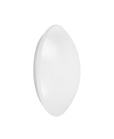 Plafonnier et Applique LED IP44 Hublot 13W 920 lumens 3000K Blanc Chaud Ø250mm Blanc IK03