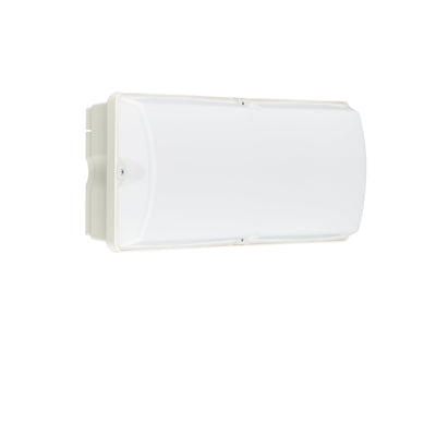 Applique murale carrée Philips Ledinaire LED 6W 3000K 600 lumens IP65 IK08 Blanc avec détecteur de mouvement