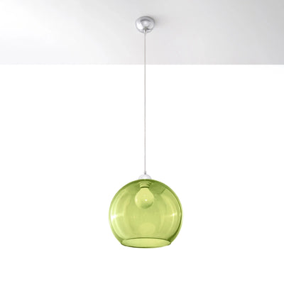 Sollux Lighting Lampe suspendue Edison Rouge, compatible LED, IP20, 220-240V, CE RoHS