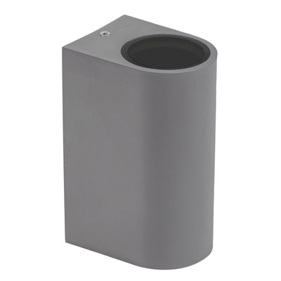 Applique murale LED Spectrum GU10 x2, bidirectionnelle, montage en surface, 250V, IP54 Gris, 150x73x95mm