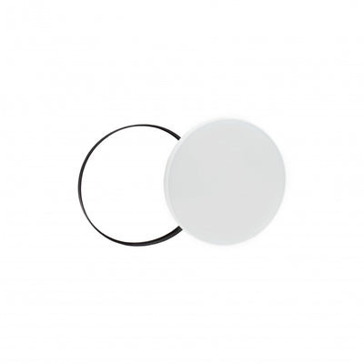 Plafonnier LED encastré Spectrum 18W 6000K 230V IP54 2050 lumens Blanc Noir rond 250mm