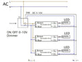 LCB 1-10V dimmer 800W with remote for LED panels, IP20, 220-240V AC