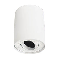 Spot encastré au plafond LED Spectrum CHLOE GU10, en saillie, Aluminium blanc, IP20, orientable, 250V