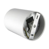 Spectrum tube round white LED ceiling spotlight with adjustable GU10 fitting