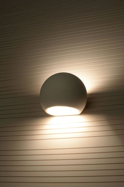 Sollux Lighting ceramic wall lamp globe white E27 socket 60W LED compatible