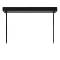 Lucide RUBEN pendant light, 4xE27 sockets, Black & Satin brass, metal fixture, 1520mm height, IP20 dimmable