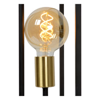 Lucide RUBEN floor lamp, 3xE27 sockets, 220-240V, IP20, Metal Matt Black, Retro style, 1200mm height