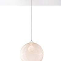 Sollux Lighting hanglamp BALL champagne LED fixture with aluminum steel, up to 50W