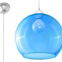 Suspension LED BALL Sollux Lighting, IP20, 220-240V, max 50W, Finition Laiton Doré Mat