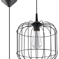 Sollux Lighting celta black LED pendant light 50W, 220-240V, matte gold finish