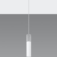 Sollux Lighting LED pendant lamp white concrete BORGIO GU10 socket