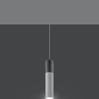 Sollux Lighting LED pendant lamp white concrete BORGIO GU10 socket