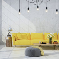 Lucide FIX modern hanging lamp, 5xE27 sockets, Black metal, round design, adjustable height, IP20