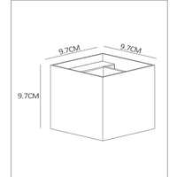 Lucide XIO applique murale LED dimmable G9 1x4W 2700K faisceau réglable IP20 aluminium brun rouille
