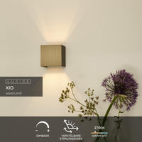 Lucide XIO applique murale LED dimmable G9 1x4W 2700K faisceau réglable IP20 aluminium brun rouille