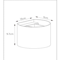 Lucide XIO wall light LED dimmable G9 3.5W 2700K adjustable beam angle Matte Gold Brass IP20