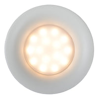 Lucide ZIVA LED recessed bathroom spotlight, GU10 socket, IP44, round aluminium, Sand White, Ø84mm