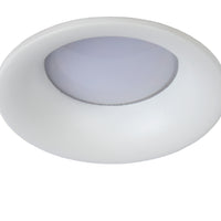 Lucide ZIVA LED recessed bathroom spotlight, GU10 socket, IP44, round aluminium, Sand White, Ø84mm