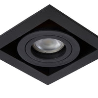 Spot encastré LED Lucide CHIMNEY, 1xGU10, dimmable, 50W max, 220-240V, IP20, Aluminium noir