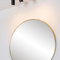 Lucide Taylor LED ceiling spot for bathroom, 3x5W GU10 dim to warm 2200K-3000K, IP44, Sand Black