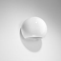 Lampe LED Sollux Lighting 50W globe en aluminium, IP20, 220-240V, 4000K, finition or mat