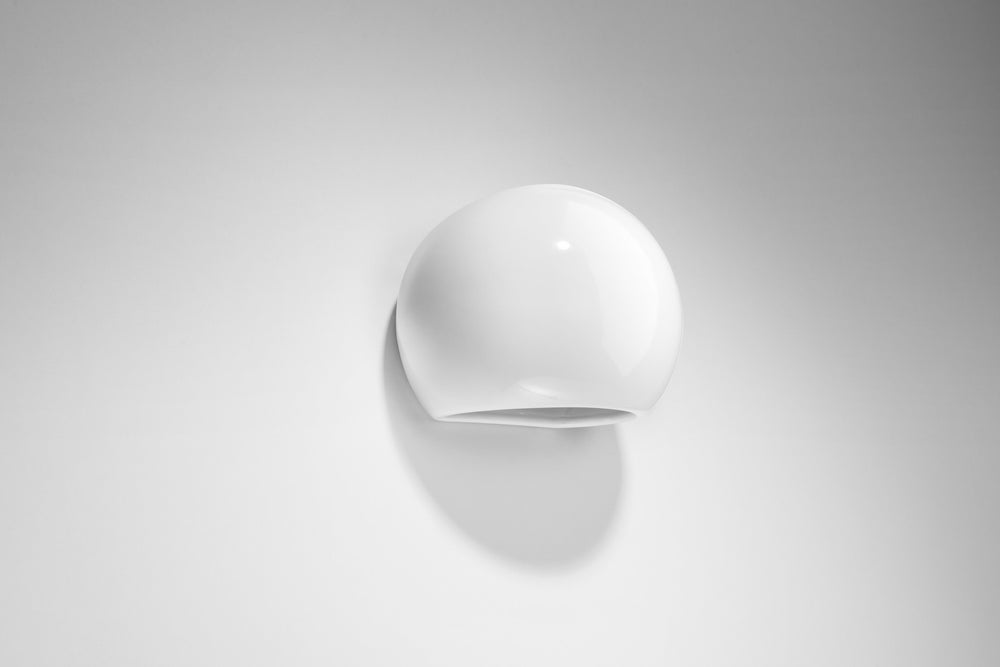 Lampe LED Sollux Lighting 50W globe en aluminium, IP20, 220-240V, 4000K, finition or mat