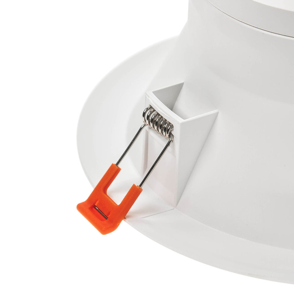 Spot encastré LED Spectrum 25W 230V 3000K blanc chaud 1875 lumens faisceau 90° IP20 Blanc 230mm