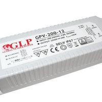 GLP 12V 192W 16A IP67 waterproof LED power adapter