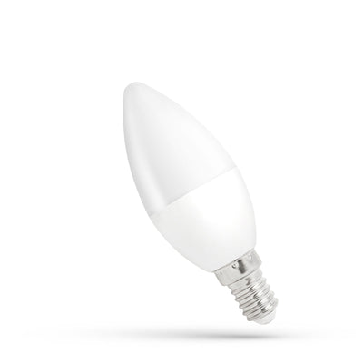 Ampoule LED flamme Spectrum E14 1W 230V 3000K blanc chaud 90 lumens faisceau 270° non dimmable