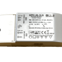 adaptateur d'alimentation LED dimmable 12V 25W 2.08A adapté pour éclairage LED 12V