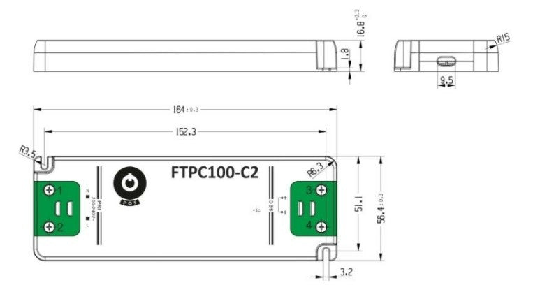 GLP LED power supply 24V 100W 4.17A IP20 driver CE RoHS with reliable performance for indoor lighting
