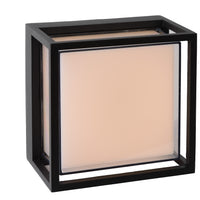 Applique murale LED Lucide SINGA intérieur extérieur 10W 3000K IP54 Aluminium moulé sous pression Noir design moderne