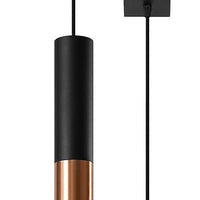 Sollux Lighting LED hanglamp zwart koper loopez with E27 fitting and 50W max wattage
