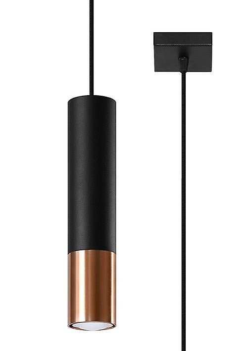 Sollux Lighting LED hanglamp zwart koper loopez with E27 fitting and 50W max wattage
