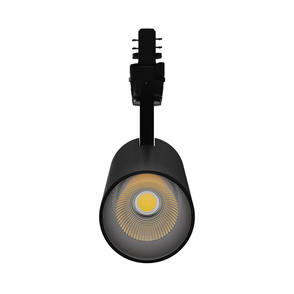 Projecteur sur rail LED Spectrum Noir 3-Phases 25W 4000K 2650 lumens Faisceau 36° IP20 Boîtier en aluminium