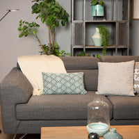 Lucide ANSELMO lampadaire de lecture LED, 9W 3000K dimmable, hauteur 1400mm, Noir Sablé Mat, Métal, IP20