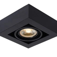 Lucide Zefix spot encastré LED gu10 2200K-3000K noir dimmable à chaud