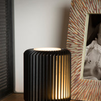 Lucide Turbin LED table lamp 5W 3000K IP20 metal cylinder design Black modern style