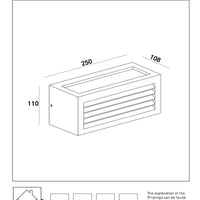 Lucide DIMO applique murale d'extérieur Anthracite, culot E27, IP54, boîtier en aluminium, 220-240V, design moderne en forme de boîte