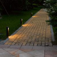 Lucide COMBO lampe de jardin LED sur pied, 9W 3000K, IP54 Aluminium noir, borne extérieure moderne 250mm