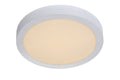 Plafonnier de salle de bains Lucide BRICE LED, dimmable 30W 3000K, rond 300mm, IP44, finition blanche