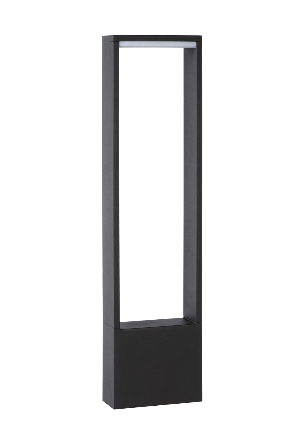 Lucide GOA borne lumineuse LED 10W 3000K IP54 Gris Foncé éclairage de jardin extérieur