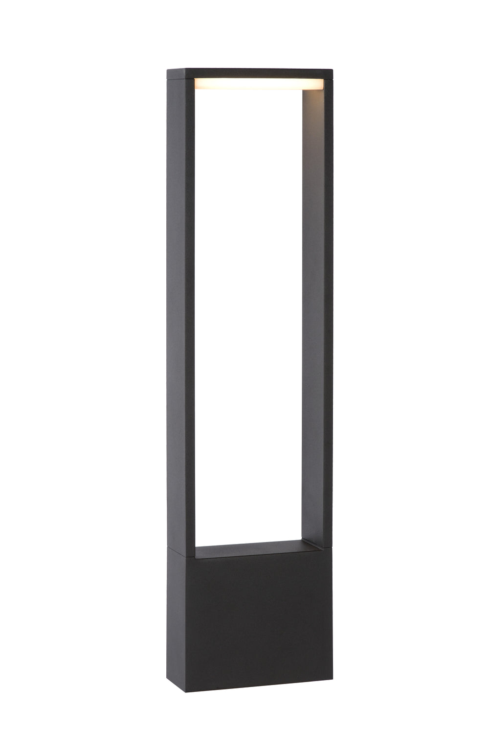 Lucide GOA borne lumineuse LED 10W 3000K IP54 Gris Foncé éclairage de jardin extérieur