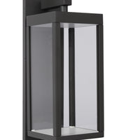 Applique murale LED Lucide CLAIRETTE 13W 3000K IP54 avec détecteur de mouvement PIR et boîtier anthracite