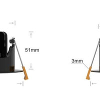 LED inbouwspot by LCB, 95mm, 5W, 420 lumen, 2700K warm white, IP65, dimmable, for bathroom