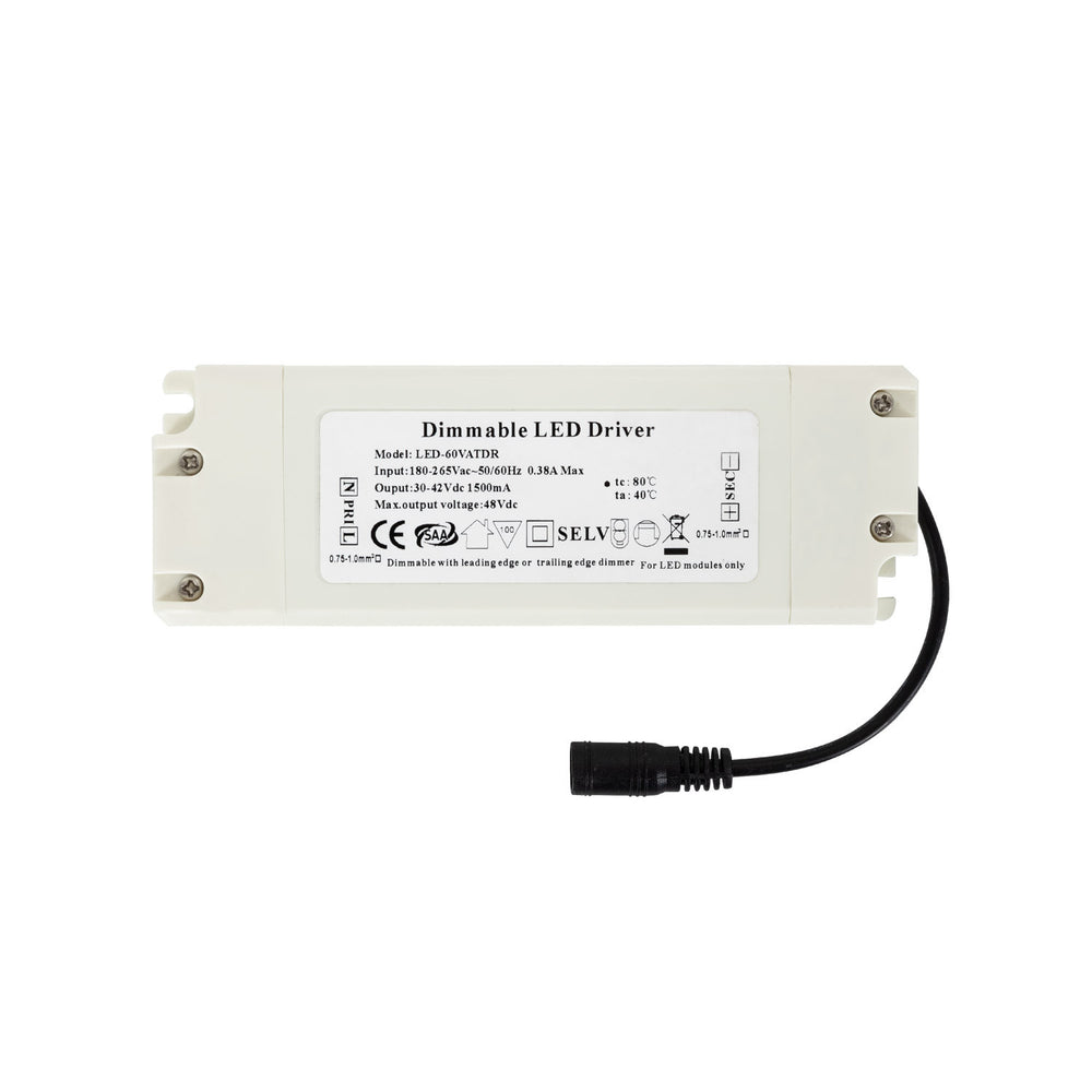 Driver LED dimmable 65W triac coupure de phase pour panneau LED 54W/65W sans scintillement